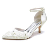 Stiletto Heel 6cm Silk-Like Shoes CK0481 - COCOMELODY