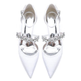 Stiletto Heel 6cm Silk-Like Shoes CK0482 - COCOMELODY