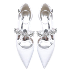 Stiletto Heel 6cm Silk-Like Shoes CK0482 - COCOMELODY