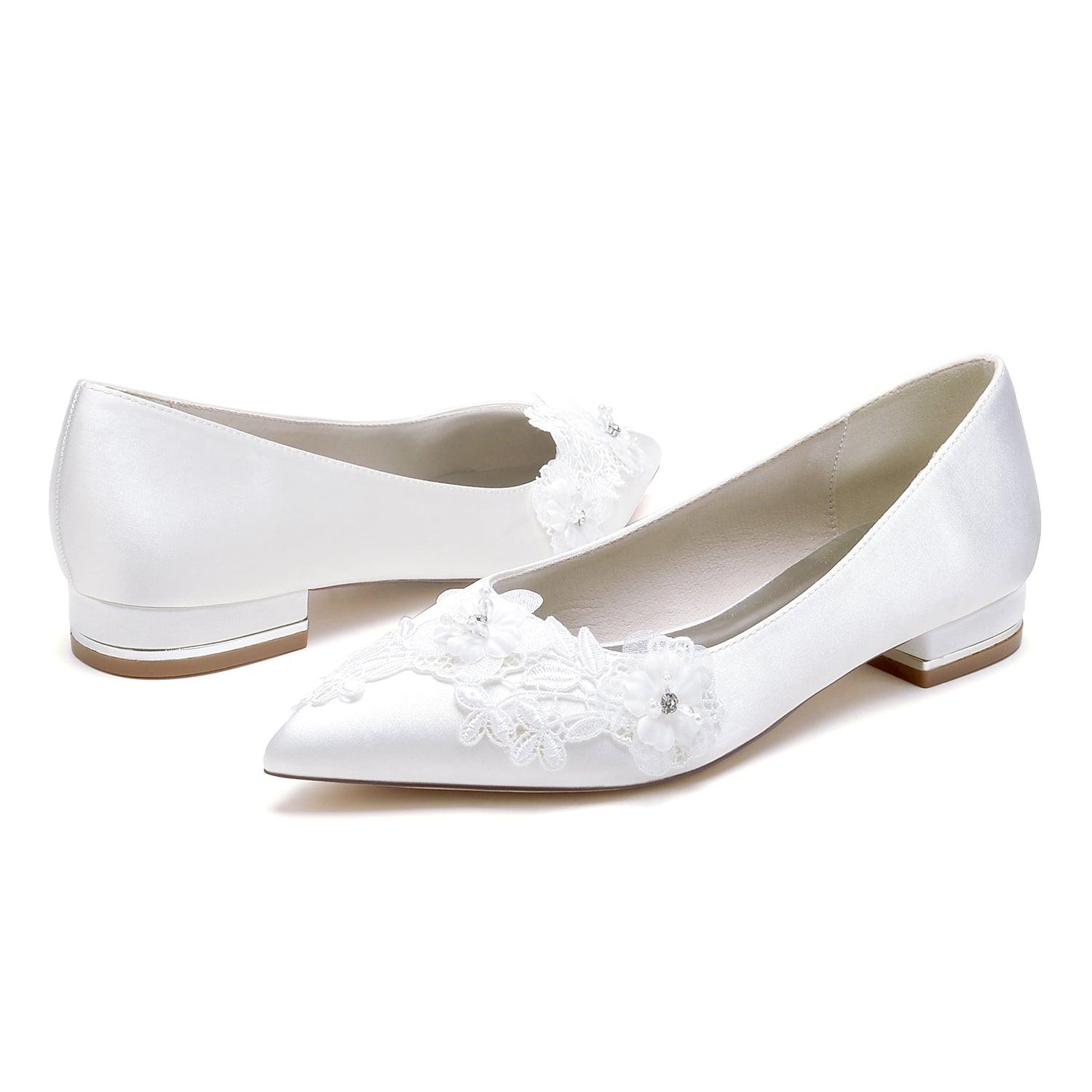 Flat Heel 2.5cm Silk-Like Shoes CK0483 - COCOMELODY