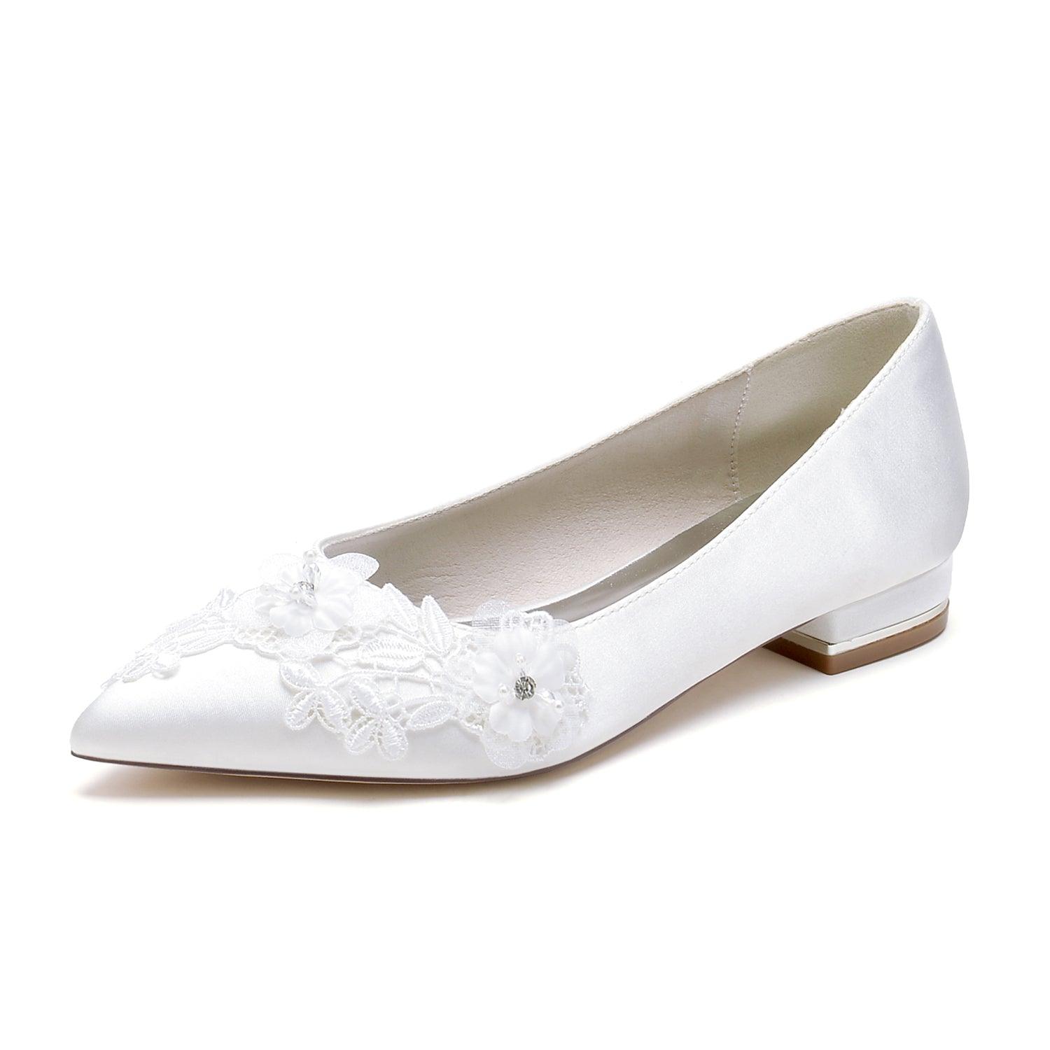 Flat Heel 2.5cm Silk-Like Shoes CK0483 - COCOMELODY