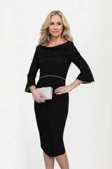 Sheath-Column Midi Elastic Cloth Mother Dress CM0224 - COCOMELODY