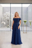 A-line Maxi Tulle Mother Dress CM0230