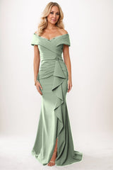 Trumpet-Mermaid Maxi Chiffon Mother Dress CM0245