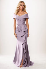Trumpet-Mermaid Maxi Chiffon Mother Dress CM0245