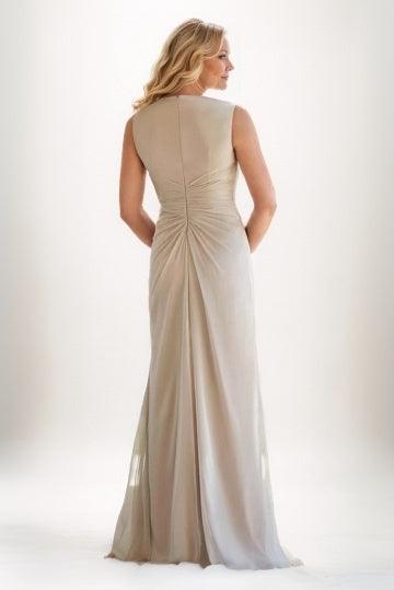 A-Line Maxi Chiffon Mother Dress CM0256 - COCOMELODY