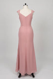 Sheath-Column Maxi Chiffon Mother Of The Bride Dress CM0275