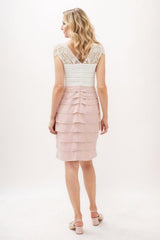 Sheath-Column Mini Chiffon Mother Of The Bride Dress CM0281 - COCOMELODY