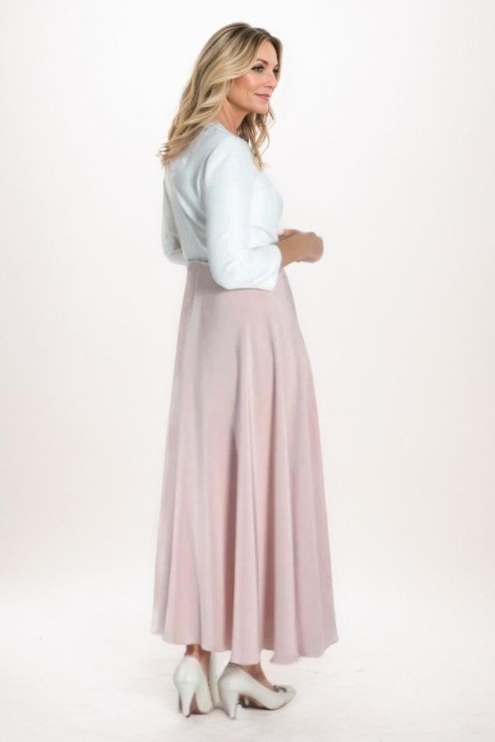 A-Line Maxi Chiffon Mother Of The Bride Dress CM0282 - COCOMELODY