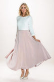 A-Line Maxi Chiffon Mother Of The Bride Dress CM0282 - COCOMELODY