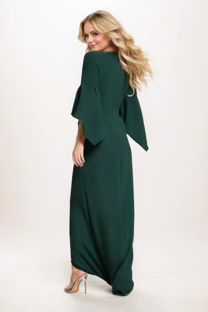 Sheath Maxi Elastic Cloth Mother Of The Bride Dress CM0294 - COCOMELODY