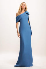 Mermaid Maxi Elastic Silk like Satin Mother Of The Bride Dress CM0308 - COCOMELODY