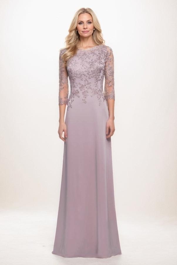 A-Line Maxi Elastic Silk like Satin Mother Of The Bride Dress CM0313 - COCOMELODY