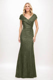 Sheath Maxi Elastic Satin Mother Of The Bride Dress CM0325CR