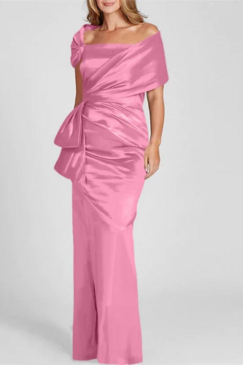 Off The Shoulder Floor Length Mother Of The Bride Dresses CM0336 - COCOMELODY