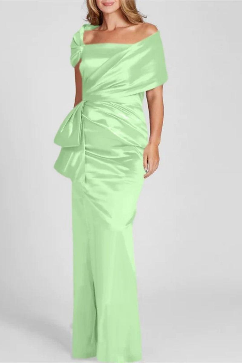 Off The Shoulder Floor Length Mother Of The Bride Dresses CM0336 - COCOMELODY