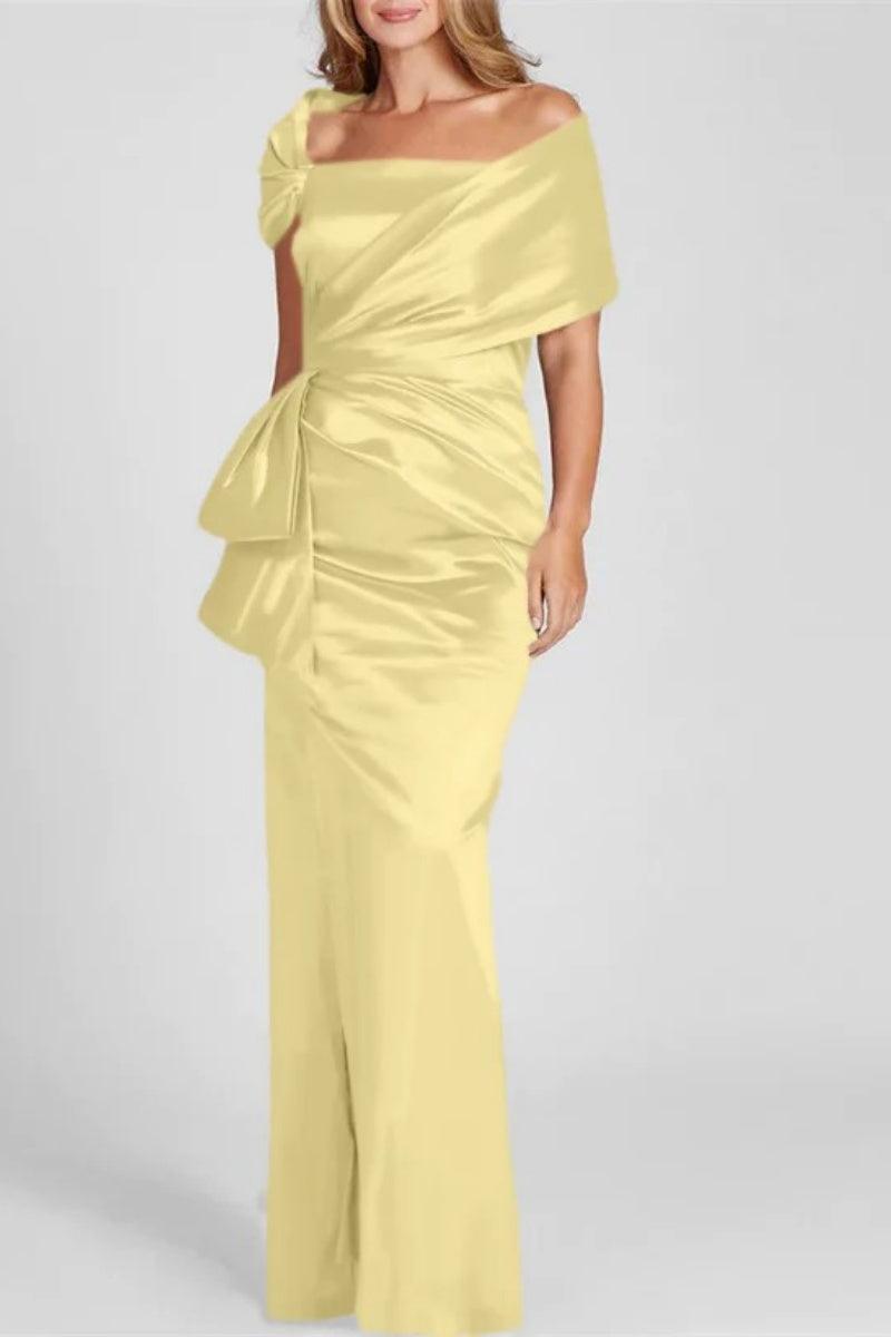 Off The Shoulder Floor Length Mother Of The Bride Dresses CM0336 - COCOMELODY