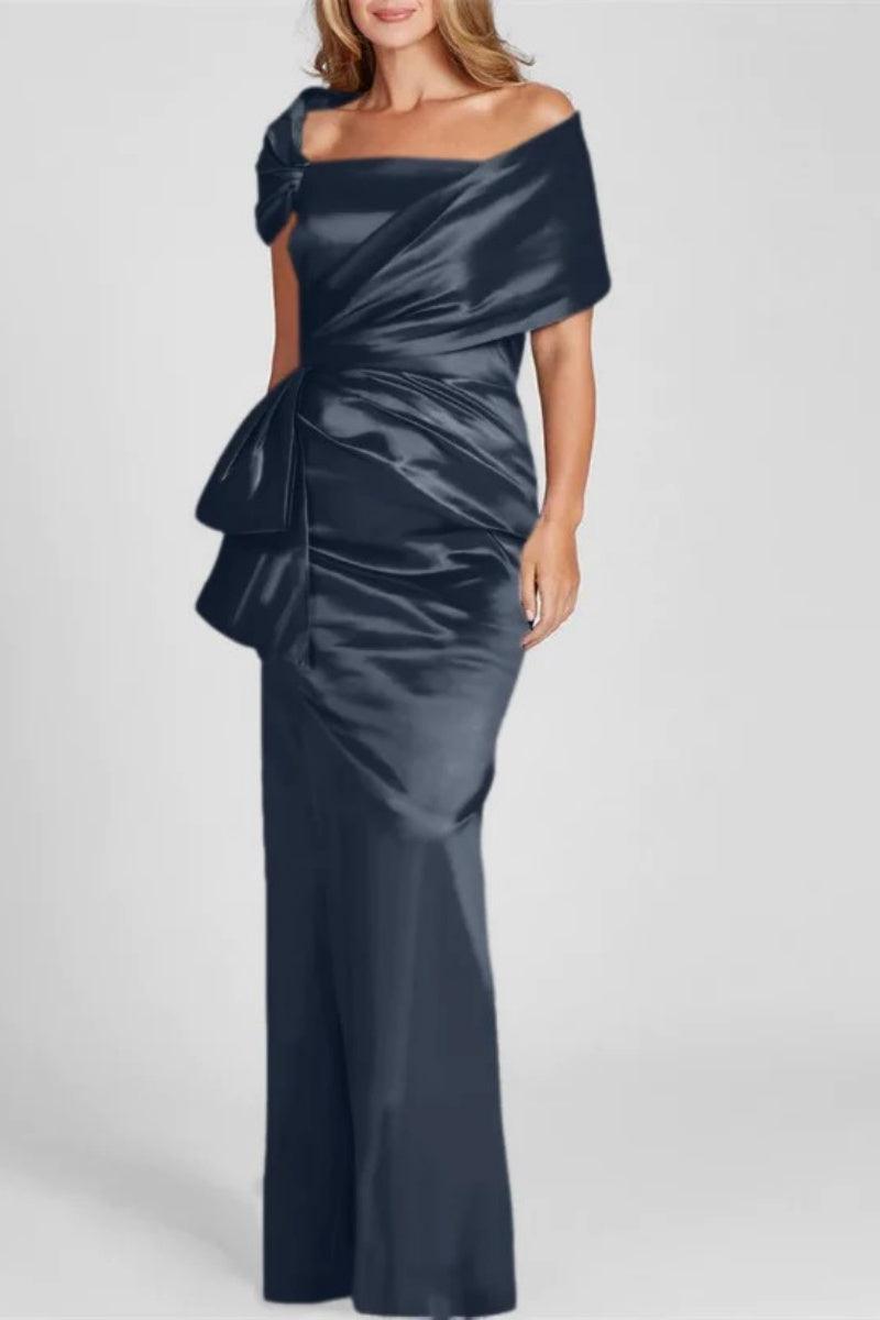 Off The Shoulder Floor Length Mother Of The Bride Dresses CM0336 - COCOMELODY