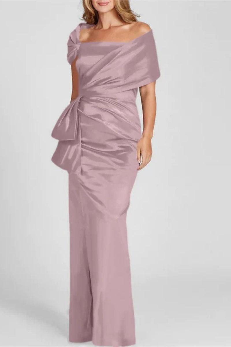 Off The Shoulder Floor Length Mother Of The Bride Dresses CM0336 - COCOMELODY