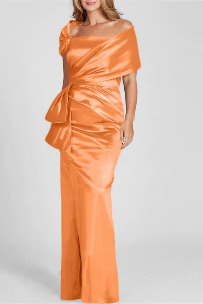 Off The Shoulder Floor Length Mother Of The Bride Dresses CM0336 - COCOMELODY