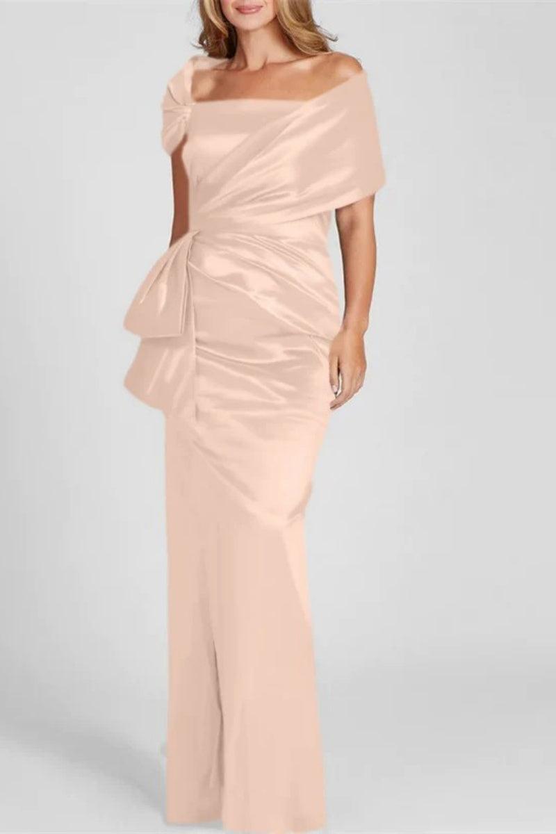 Off The Shoulder Floor Length Mother Of The Bride Dresses CM0336 - COCOMELODY