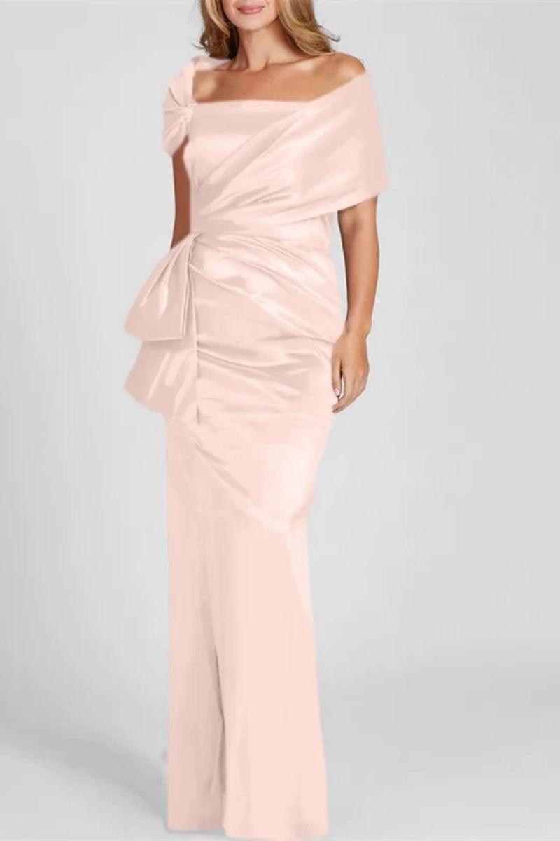 Off The Shoulder Floor Length Mother Of The Bride Dresses CM0336 - COCOMELODY
