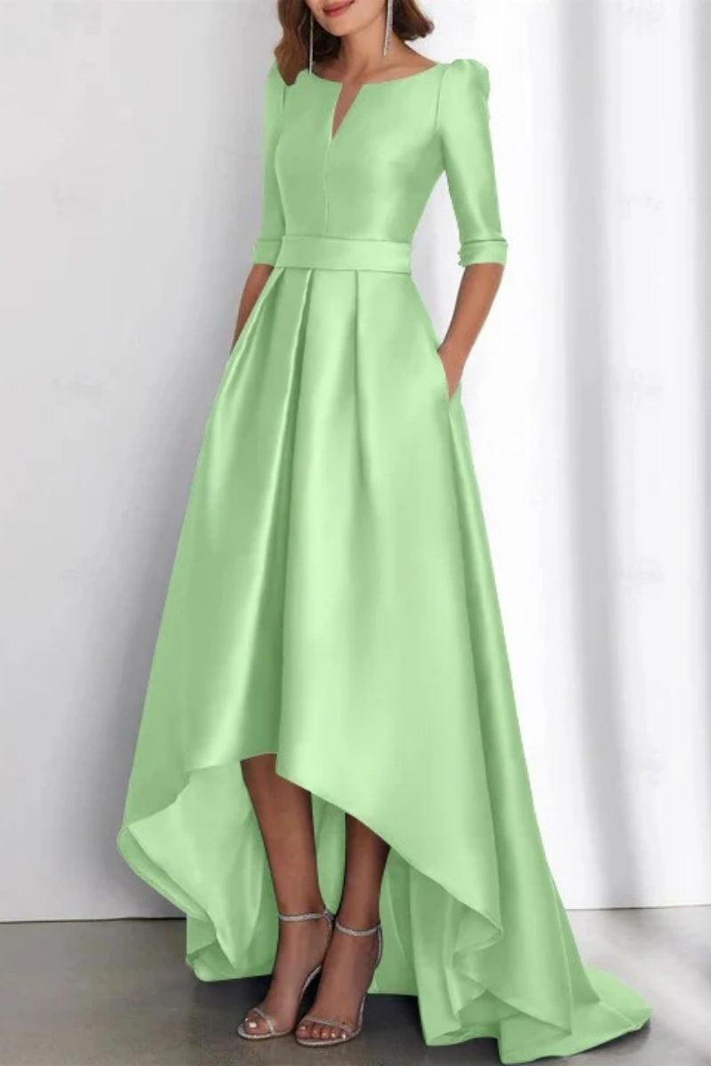 A Line Off The Shoulder Sleeveless Ankle Length Mother Dresses CM0337 - COCOMELODY