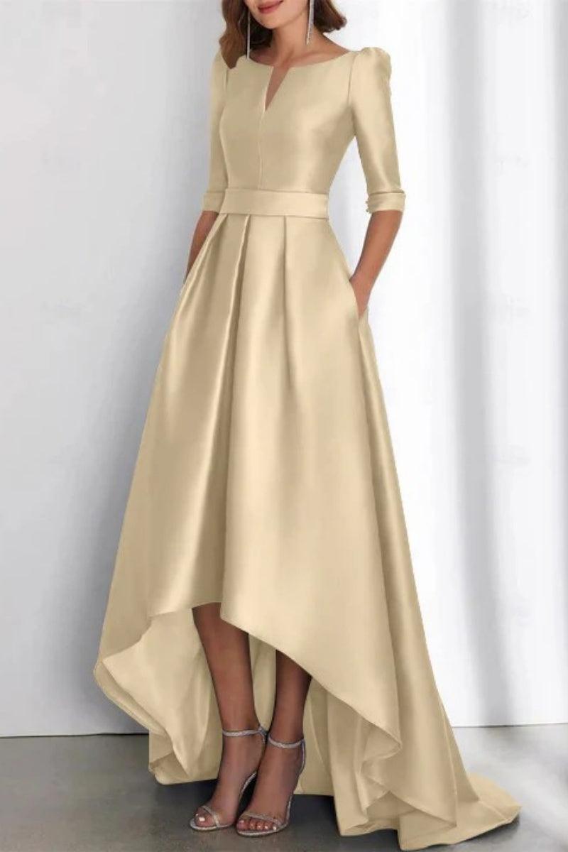 A Line Off The Shoulder Sleeveless Ankle Length Mother Dresses CM0337 - COCOMELODY