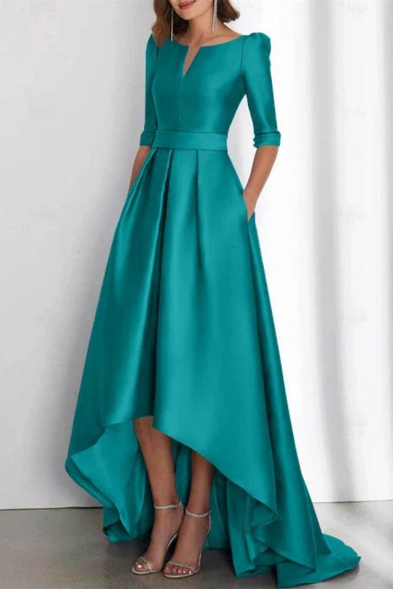 A Line Off The Shoulder Sleeveless Ankle Length Mother Dresses CM0337 - COCOMELODY