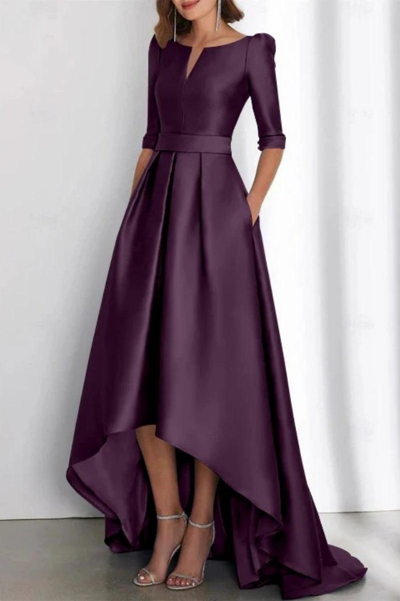 A Line Off The Shoulder Sleeveless Ankle Length Mother Dresses CM0337 - COCOMELODY