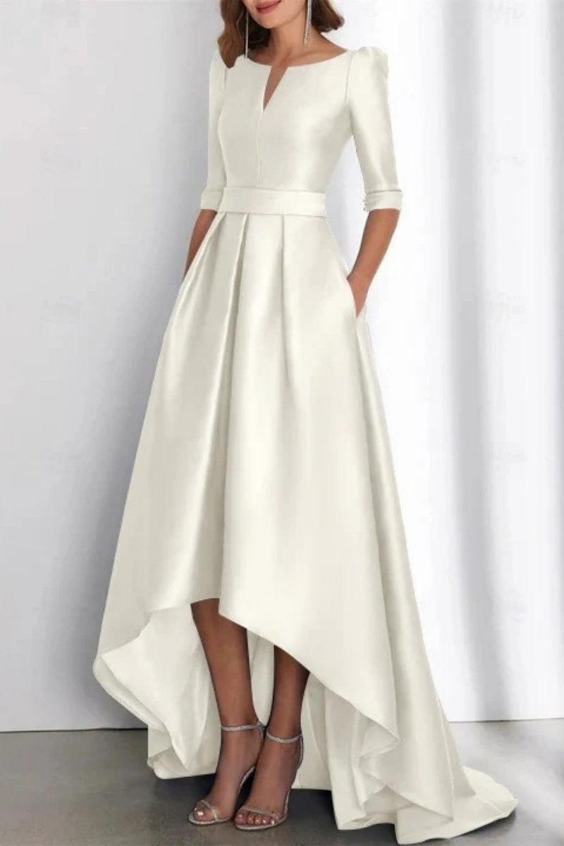 A Line Off The Shoulder Sleeveless Ankle Length Mother Dresses CM0337 - COCOMELODY