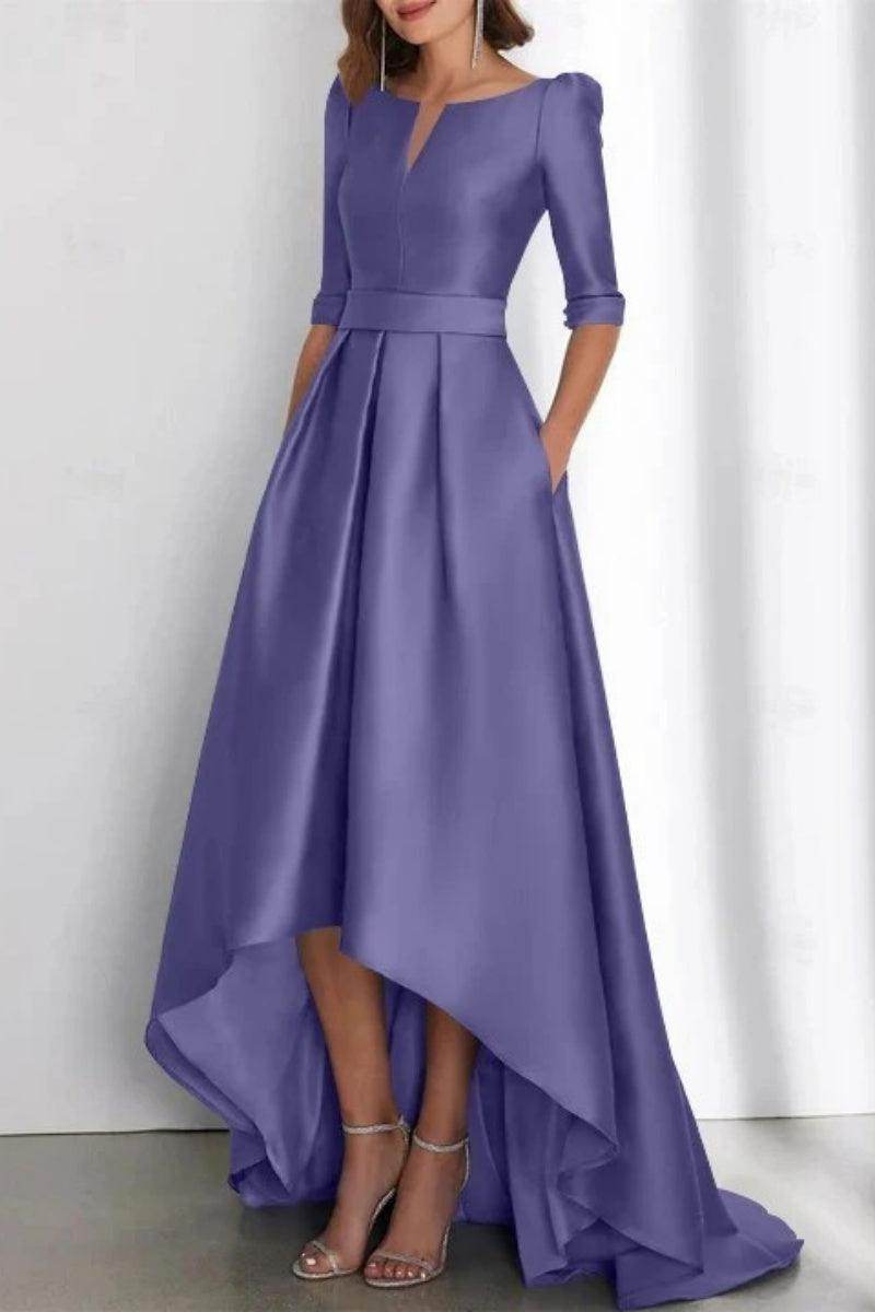 A Line Off The Shoulder Sleeveless Ankle Length Mother Dresses CM0337 - COCOMELODY
