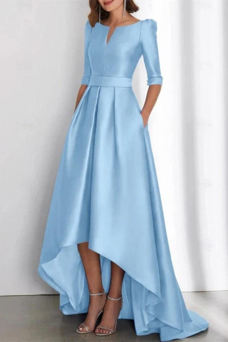 A Line Off The Shoulder Sleeveless Ankle Length Mother Dresses CM0337 - COCOMELODY