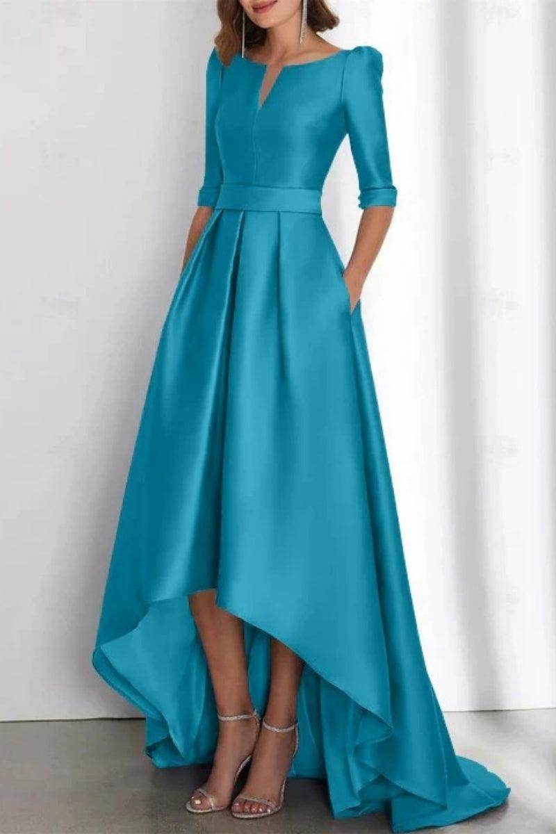 A Line Off The Shoulder Sleeveless Ankle Length Mother Dresses CM0337 - COCOMELODY