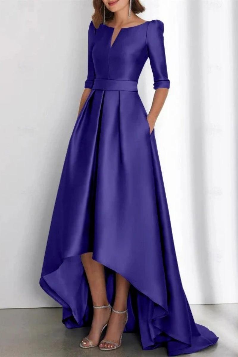 A Line Off The Shoulder Sleeveless Ankle Length Mother Dresses CM0337 - COCOMELODY