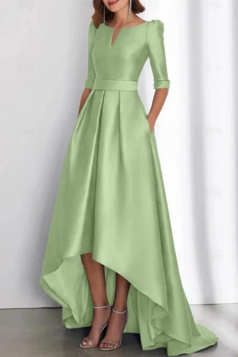 A Line Off The Shoulder Sleeveless Ankle Length Mother Dresses CM0337 - COCOMELODY