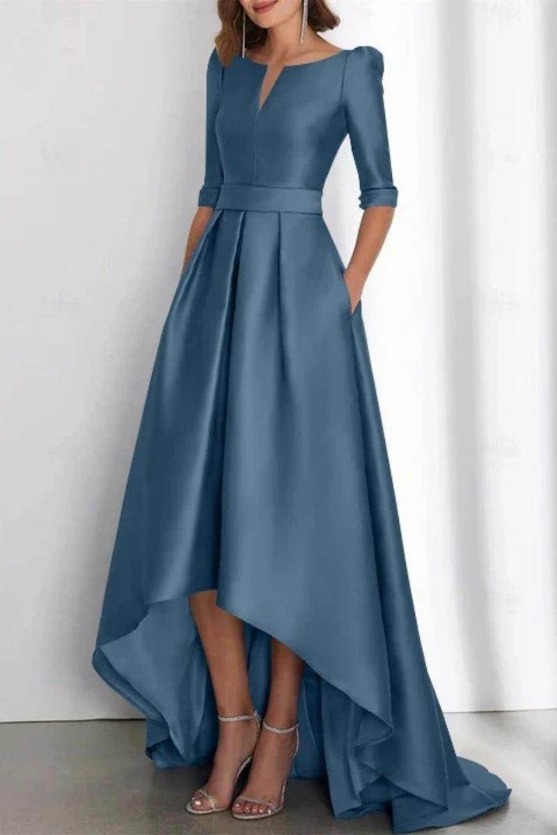 A Line Off The Shoulder Sleeveless Ankle Length Mother Dresses CM0337 - COCOMELODY