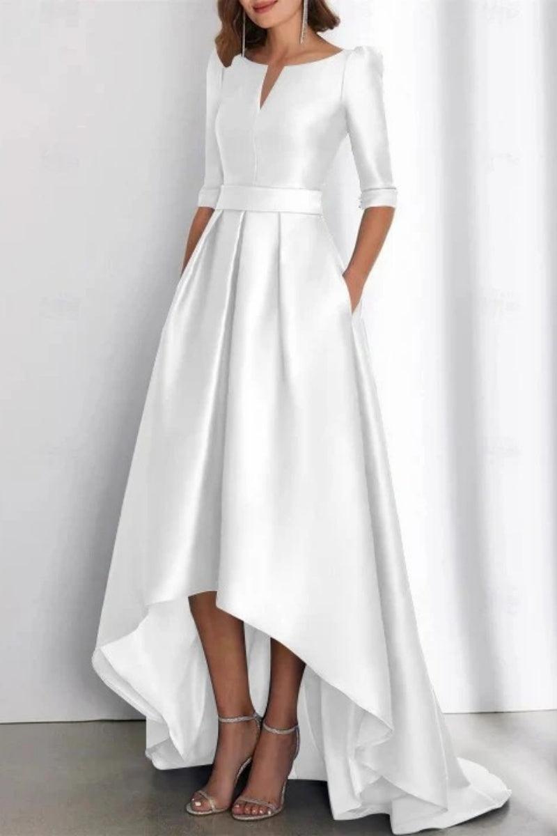 A Line Off The Shoulder Sleeveless Ankle Length Mother Dresses CM0337 - COCOMELODY