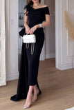 One Shoulder Evening Gown Mikado Mother Of The Bride Dresses CM0340