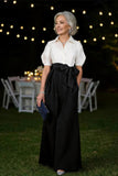 A Line Shirt Collar Short Sleeves Floor Length 2 pieces Mother Dresses CM0347