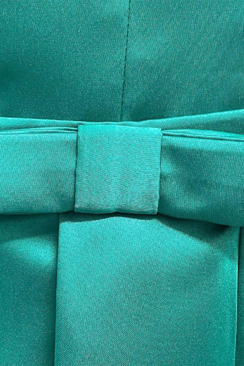 Sheath Column V Neck 3/4 Sleeves Knee Length Mother Dresses CM0353 - COCOMELODY