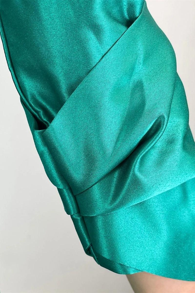 Sheath Column V Neck 3/4 Sleeves Knee Length Mother Dresses CM0353 - COCOMELODY