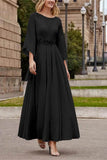 A Line Princess Jewel Neck Ankle Length Sequins Mother Dresses CM0355 - COCOMELODY