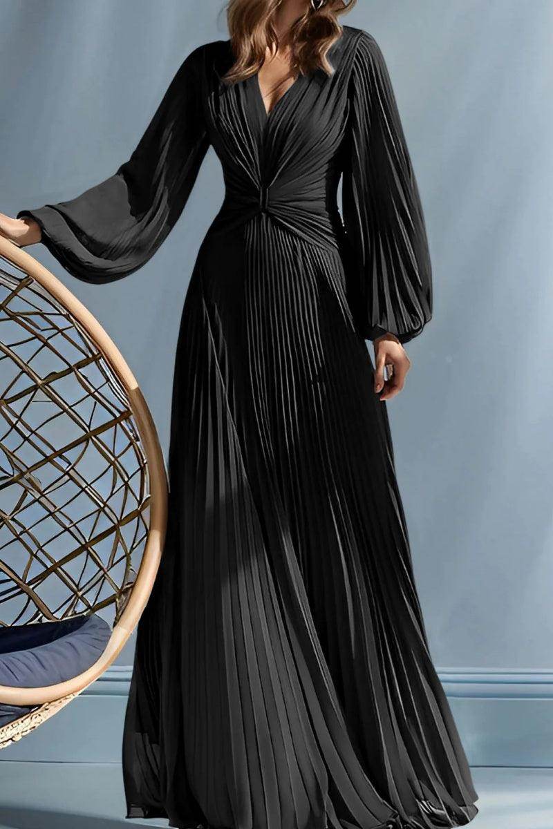 A Line V Neck Mother of the Bride Dresses with Ruched CM0367 - COCOMELODY