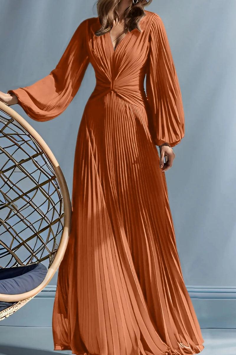 A Line V Neck Mother of the Bride Dresses with Ruched CM0367 - COCOMELODY