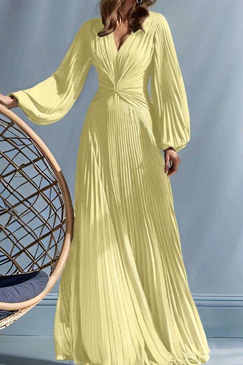 A Line V Neck Mother of the Bride Dresses with Ruched CM0367 - COCOMELODY