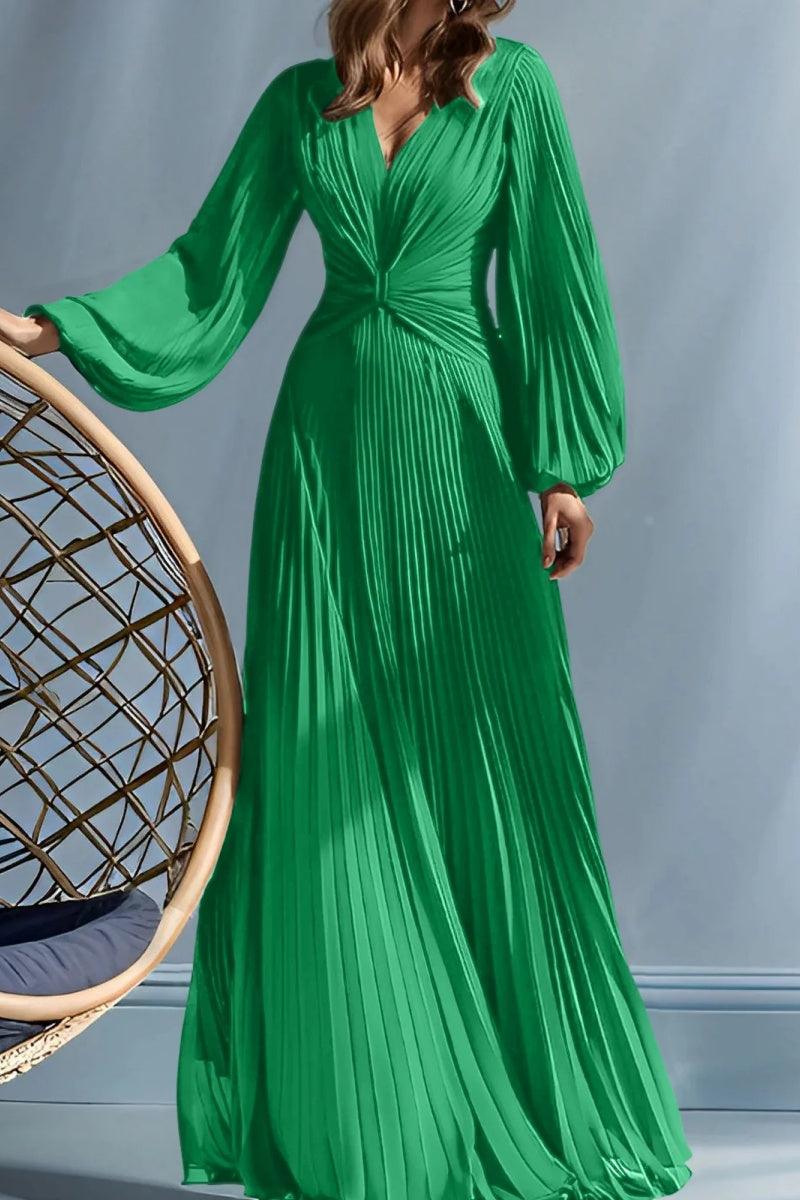 A Line V Neck Mother of the Bride Dresses with Ruched CM0367 - COCOMELODY