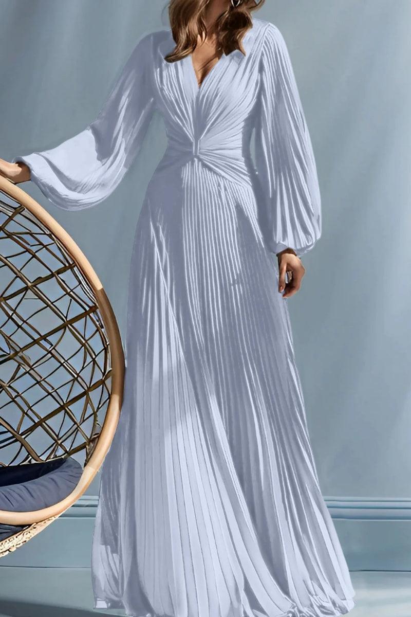 A Line V Neck Mother of the Bride Dresses with Ruched CM0367 - COCOMELODY