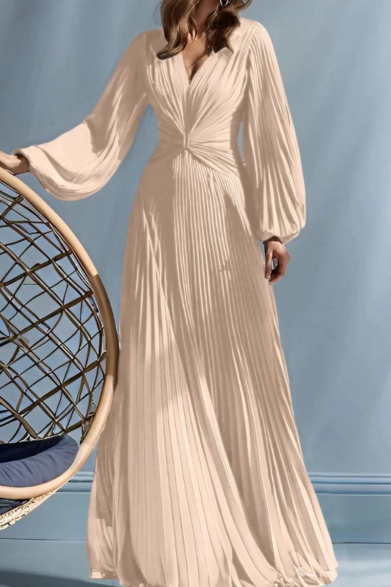 A Line V Neck Mother of the Bride Dresses with Ruched CM0367 - COCOMELODY