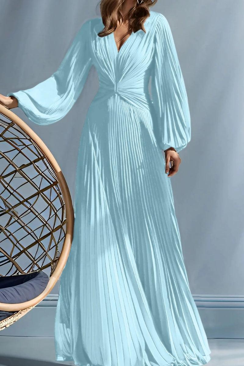 A Line V Neck Mother of the Bride Dresses with Ruched CM0367 - COCOMELODY